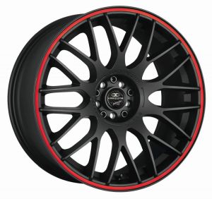 BARRACUDA KARIZZMA PureSports / Color Trim rot Wheel 7,5x17 - 17 inch 4x100 bolt circle