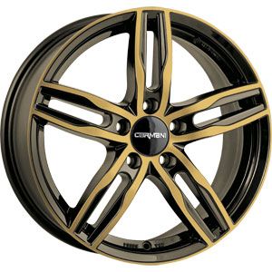 Carmani 14 Paul gold polish Wheel 7,5x17 - 17 inch 5x112 bold circle