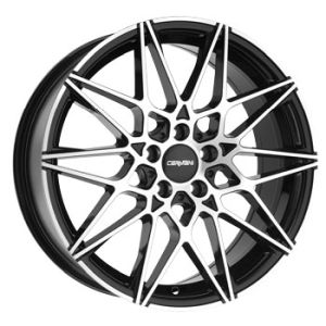 Carmani 18 Knut black polish Wheel 8x19 - 19 inch 5x120 bold circle