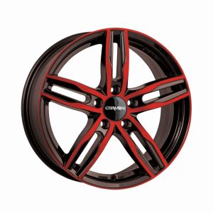 Carmani 14 Paul red polish Wheel 6.5x16 - 16 inch 5x100 bold circle