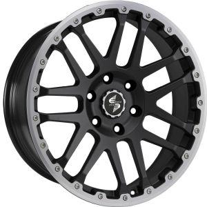 Etabeta COMBAT CV Black matt lip + cap pol. Wheel 8x18 - 18 inch 5x130 bold circle