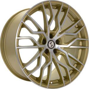 Etabeta MEDUSA Gold matt full pol. Wheel 9x21 - 21 inch 5x108 bold circle