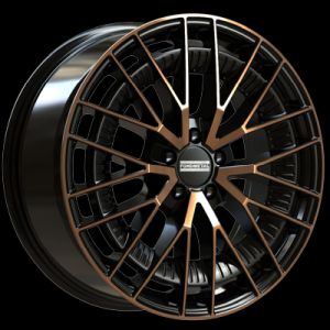 Fondmetal Kari glossy black bronce machined Wheel 9.5x20 - 20 inch 5x112 bold circle