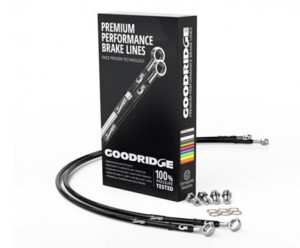 Goodridge Brakeline kit fits for 100 2.2E Quattro Typ44Q 89-90 +