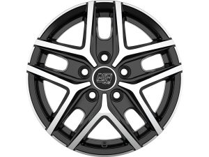 MSW 40 VAN GLOSS BLACK FULL POLISHED Wheel 6,5x16 - 16 inch 5x114,3 bold circle