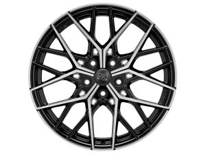 MSW 74 GLOSS BLACK FULL POLISHED Wheel 8,5x18 - 18 inch 5x120 bold circle