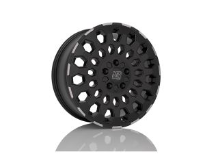 MSW 99 MATT BLACK LIP POL. Wheel 8x17 - 17 inch 5x114,3 bold circle