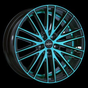 Oxigin 19 Oxspoke light blue polish Wheel 8,5x19 - 19 inch 5x114,3 bold circle