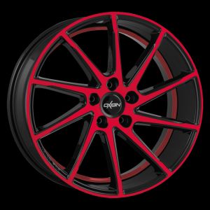 Oxigin 20 Attraction red polish Wheel 8,5x18 - 18 inch 5x108 bold circle