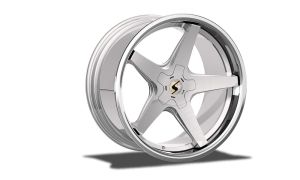 Schmidt XS5 High Gloss silver Wheel 8,5x20 - 20 inch 5x105 bold circle