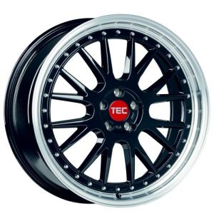 TEC GT EVO black-polished-lip Wheel 8,5x20 - 20 inch 5x120 bolt circle