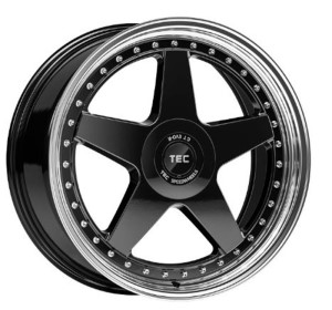 TEC GT EVO-R black-polished-lip Wheel 9x20 - 20 inch 5x112 bolt circle
