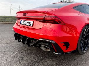 Noak rear diffuser fins milled fits for Audi RS7 C8