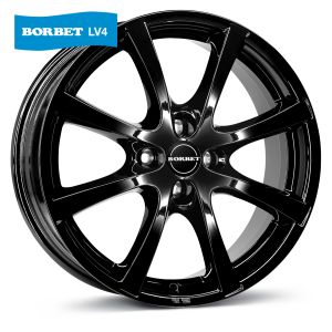 Borbet LV4 black glossy Wheel 5,5x14 inch 4x98 bolt circle