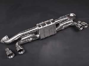 Capristo valve controlled rear muffler stainless steel fits for Porsche 991