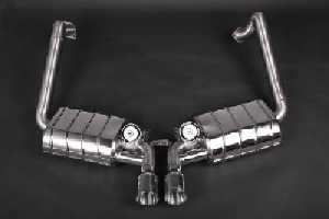 Capristo stainless steel rear muffler incl. Programmable control fits for Porsche 981 Boxster
