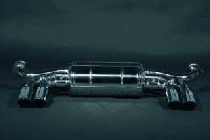 Capristo stainless steel muffler incl. Programmable control (3 modes) and remote control 4x70mm tips fits for Ferrari 328