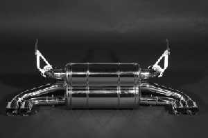 Capristo stainless steel rear muffler with 4x70mm tips without valves fits for Ferrari 348