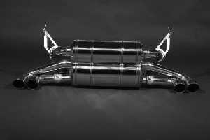 Capristo 348 stainless steel rear muffler with valves and programmable control unit 3-modes fits for Ferrari 348