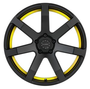 CORSPEED CHALLENGE Mattblack Puresports / undercut Color Trim yellow 8.5x19 5x112 bolt circle