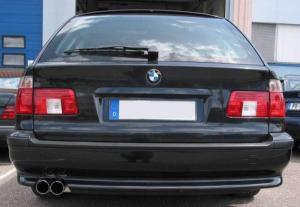 Eisenmann  rear muffler stainless steel single sided fits for BMW E39