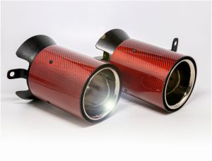 Friedrich Performance Manufaktur 110mm carbon-tailpipes to screw fits for Lamborghini Huracán EVO Coupe & Spyder