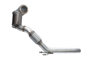 ECE Downpipe Ø 70mm front pipe fits for AUDI A3 8V