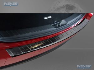 Weyer stainless steel rear bumper protection fits for MAZDA CX-5 IIKF