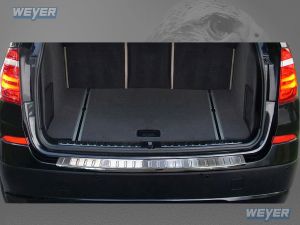 Weyer stainless steel rear bumper protection fits for BMW X3F25 + FL