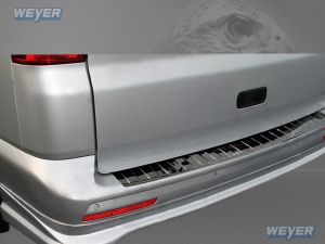 Weyer stainless steel rear bumper protection fits for VW Transporter T5
