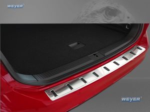 Weyer stainless steel rear bumper protection fits for VW Passat