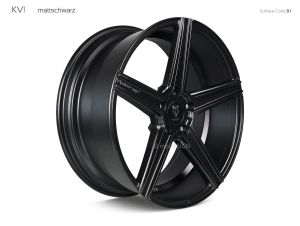 MB Design KV1S black mat Wheel 9x21 - 21 inch 5x108 bolt circle