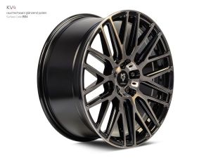MB Design KV4 gloss smoke black polished Wheel 8,5x18 - 18 inch 5x112 bolt circle