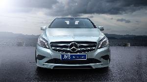 JMS front lip spoiler incl. Diffuser  fits for Mercedes A-Klasse W176