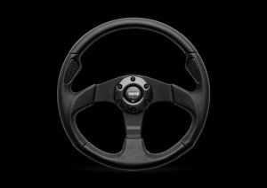 MOMO JET steering wheel D=350mm smoot leather black