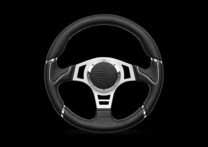 MOMO Millenium Sport steering wheel D=350mm smoot leather black