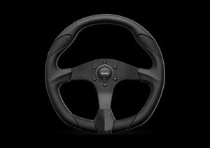 MOMO Quark steering wheel D=350mm  polyurethane black