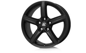 RC RC24 Schwarz Klar Matt (SKM) Wheel 7x16 - 16 inch 5x108 bolt circle