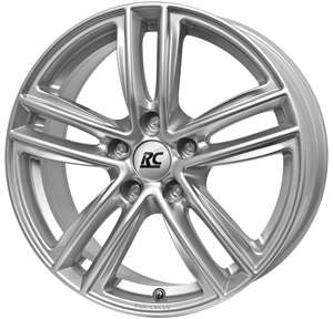 RC RC27 silver Wheel 8X18 - 18 inch 5x114,3 bolt circle