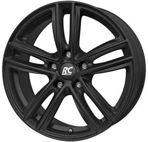 RC RC27 black clear Matt (SKM) Wheel 7x18 - 18 inch 5x100 bolt circle