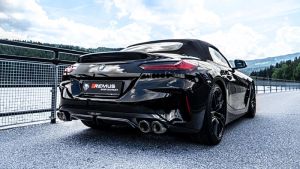 Remus sport exhaust with 2 tail pipes Ø 84 mm Street Race fits for BMW Z4 3,0l 250kW (R6, B58B30C, mit OPF) 10/2018=>
