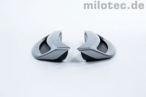 Milotec exhaust dummies silver fits for Skoda Karoq NU