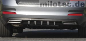 Milotec exhaust dummys shiney black Set fits for Skoda Octavia Typ 5E