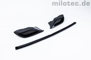 Milotec Exhaust Dummy Set black fits for Skoda Octavia NX