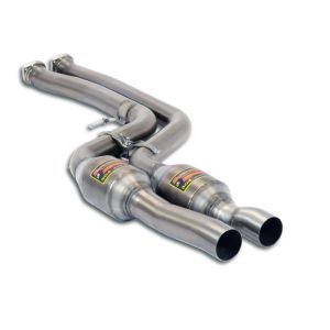 Supersprint connecting pipe with Sport Metallcatalyst  fits for BMW F97 X3 M (S58 - 480 PS - Modelle mit OPF) 2020 -> (mit klappe)