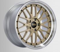 BBS LM gold Wheel 7,5x17 - 17 inch 4x100 bolt circle
