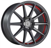 BARRACUDA PROJECT 2.0 Mattgunmetal/ undercut Colour Trim rot Wheel 8,5x19 - 19 inch 5x108 bolt circle
