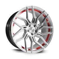 BARRACUDA DRAGOON Silver undercut Trimline red Wheel 8,5x20 - 20 inch 5x114,3 bolt circle
