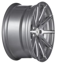 BARRACUDA PROJECT 2.0 silver brushed Wheel 8,5x19 - 19 inch 5x108 bolt circle