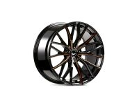 BARRACUDA PROJECT 3.0 Black gloss flashcopper Wheel 10x20 - 20 inch 5x110 bolt circle